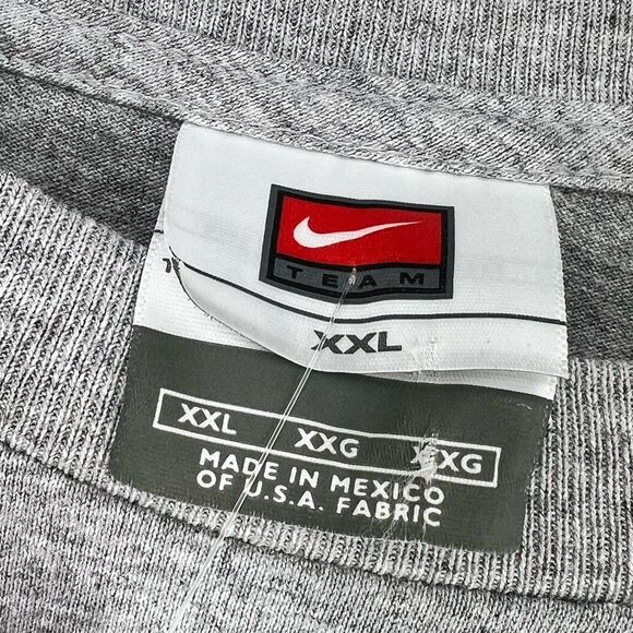 2002 Nike NBA Philadelphia 76ers Vintage Grey & Blue Sports T-Shirt Size XXL - Picture 6 of 12